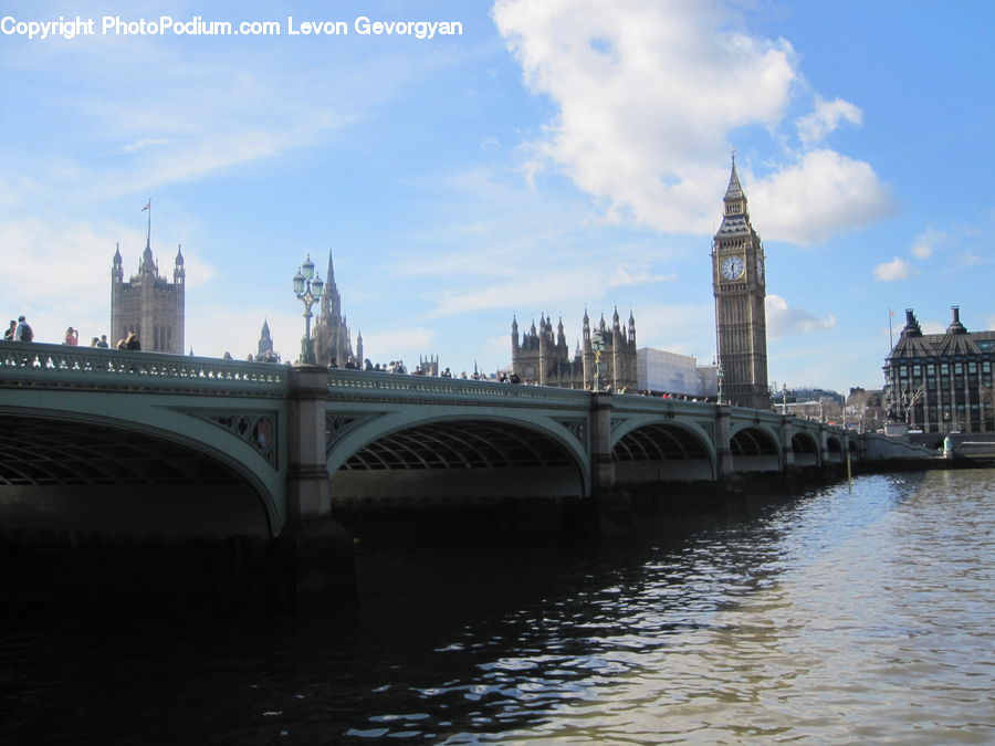 Bridge, Parliament, Architecture, Bell Tower, Clock Tower, Tower, City
