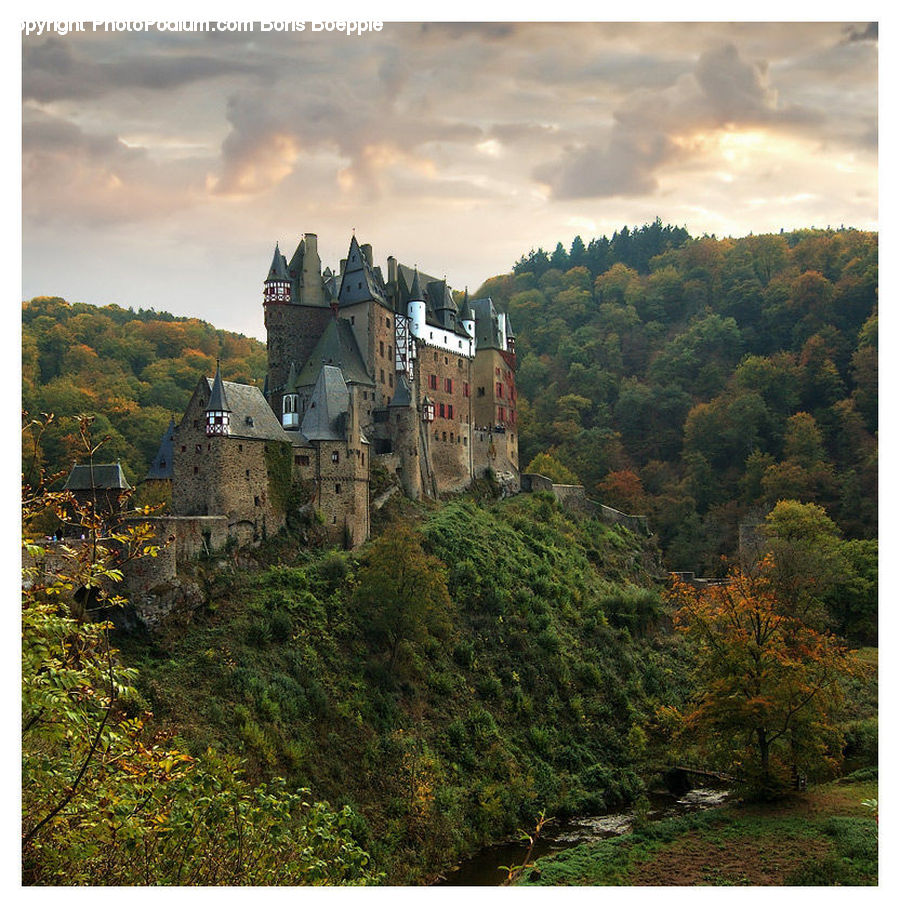 Architecture, Castle, Fort, Landscape, Nature, Scenery, Housing