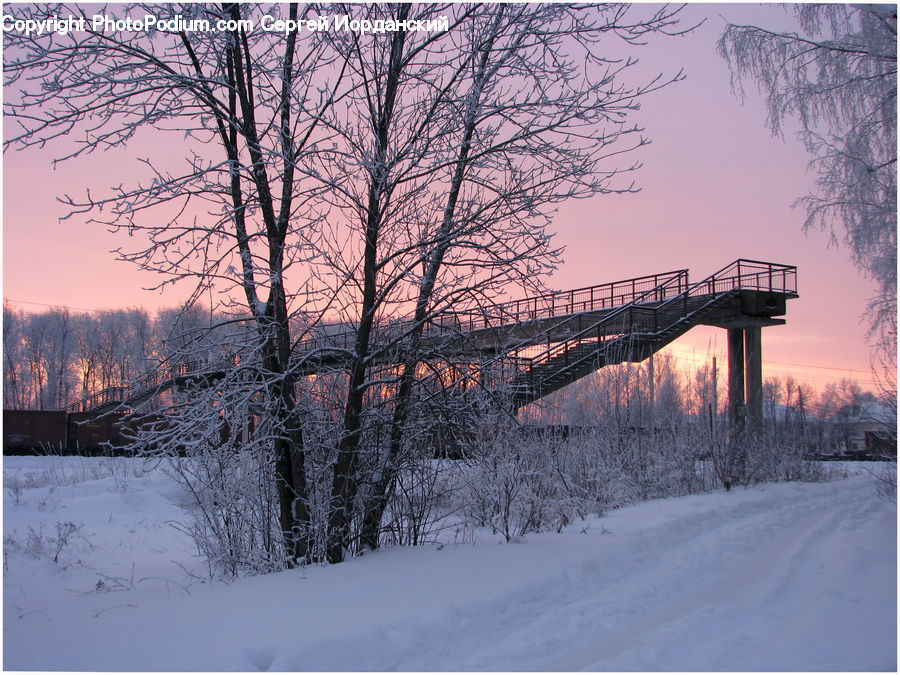 Dawn, Dusk, Sky, Sunrise, Sunset, Ice, Outdoors