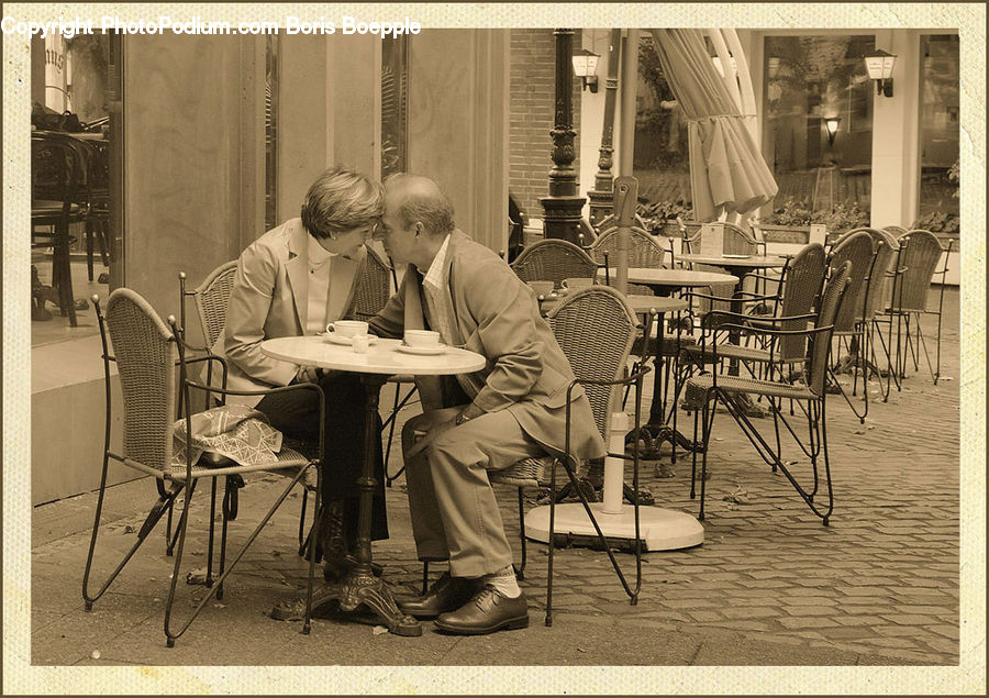 Chair, Furniture, People, Person, Human, Cafe, Cafeteria