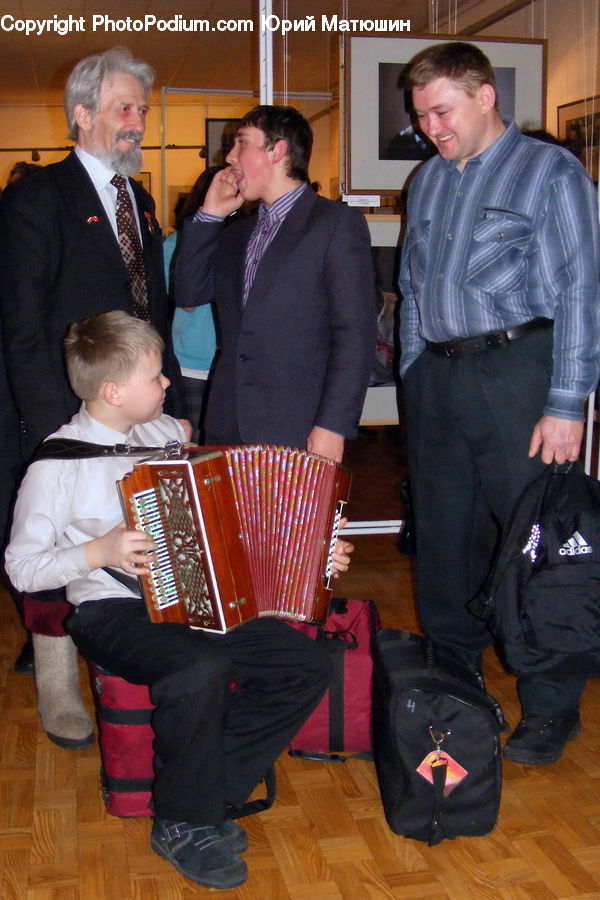Accordion, Human, Musical Instrument, People, Person, Bag, Luggage