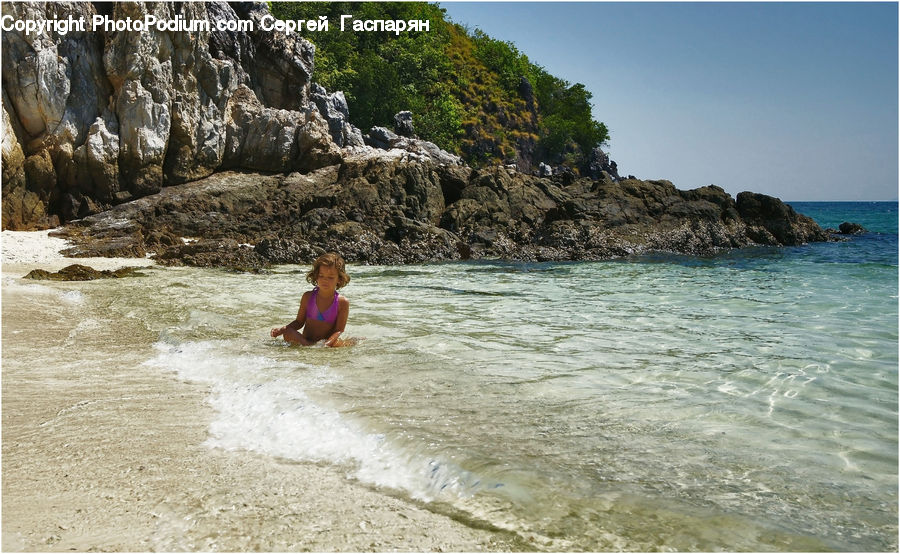Beach, Coast, Outdoors, Sea, Water, Promontory, Leisure Activities