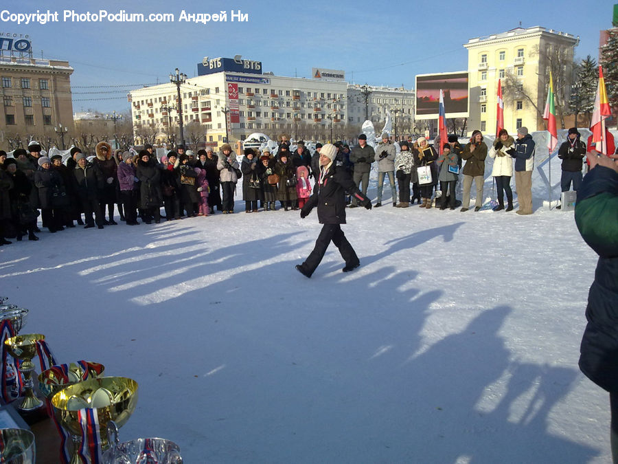 Human, People, Person, Trophy, Crowd, Parade, Ice
