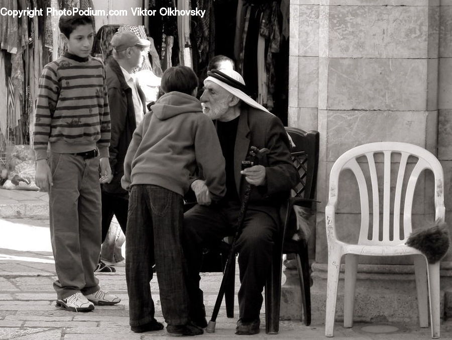 Chair, Furniture, People, Person, Human, Performer, Bench