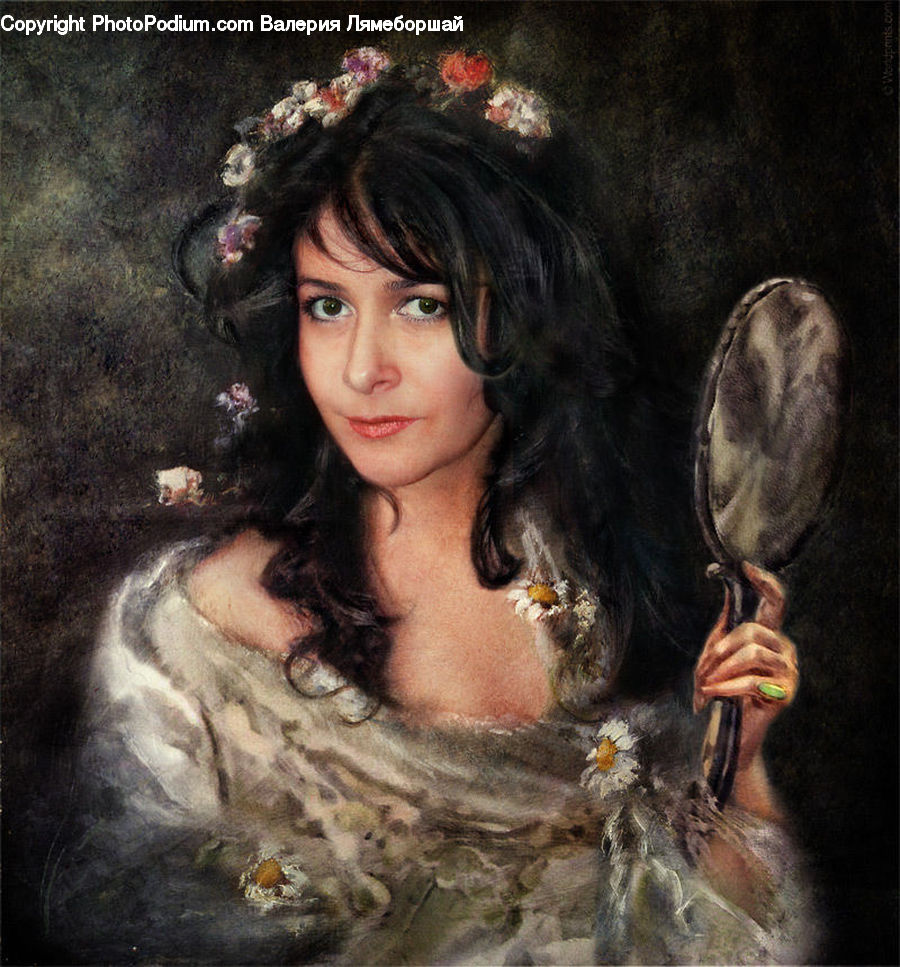 People, Person, Human, Art, Painting, Accessories, Female