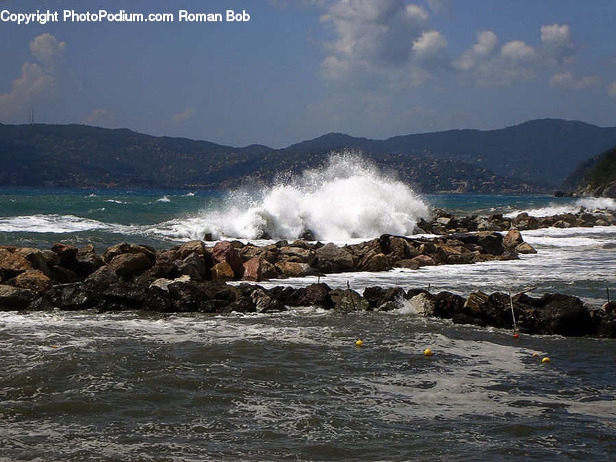 Outdoors, Sea, Sea Waves, Water, Coast, Beach, Ocean
