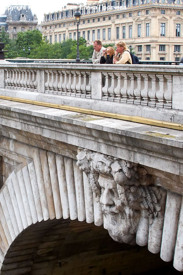 Balcony, Arch, Column, Pillar, Building, City, Downtown