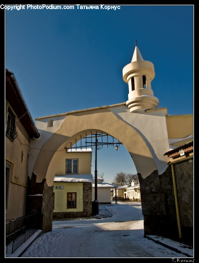Architecture, Bell Tower, Clock Tower, Tower, Housing, Monastery, Patio