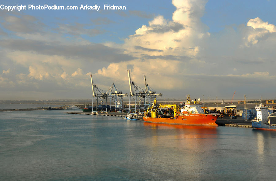 Boat, Watercraft, Freighter, Ship, Vessel, Harbor, Port