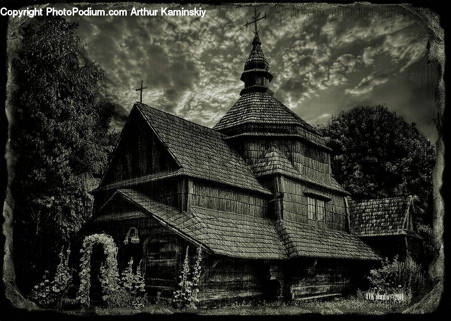 Building, Cottage, Housing, Architecture, Castle, Fort, Church