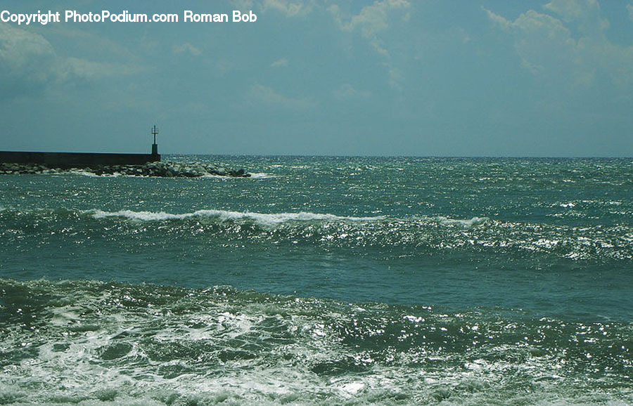 Coast, Outdoors, Sea, Water, Ocean, Beach, Sea Waves