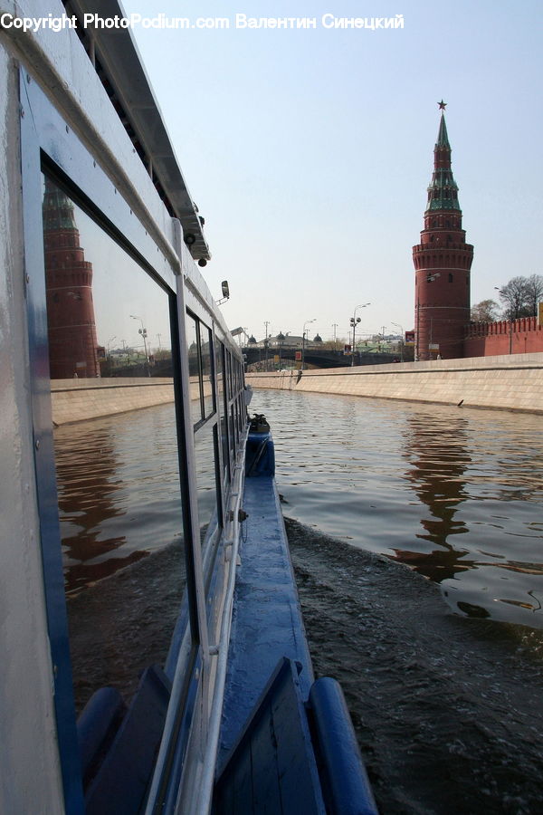 Architecture, Tower, Castle, Fort, Outdoors, River, Water