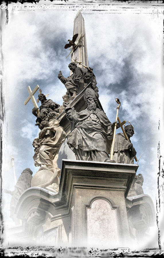 Art, Gargoyle, Statue, Architecture, Spire, Steeple, Tower