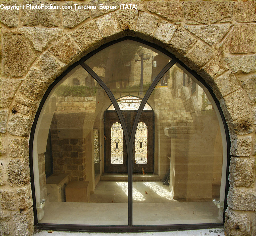 Crypt, Patio, Balcony, Building