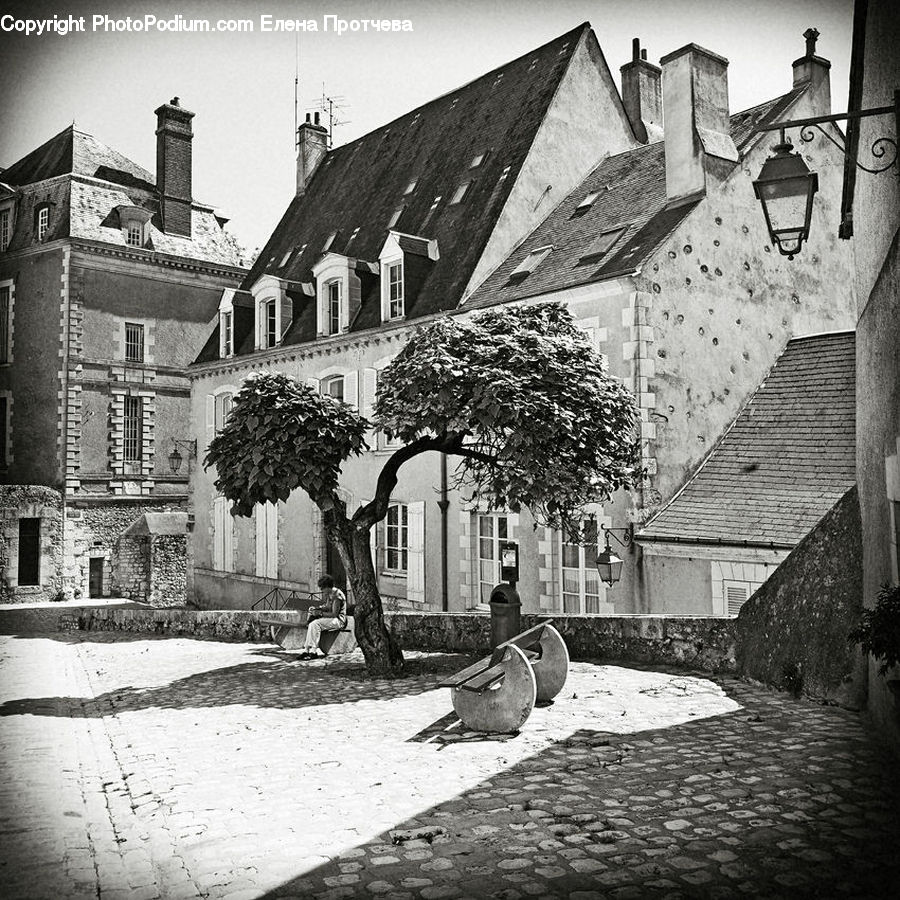 Building, Housing, Villa, Alley, Alleyway, Road, Street
