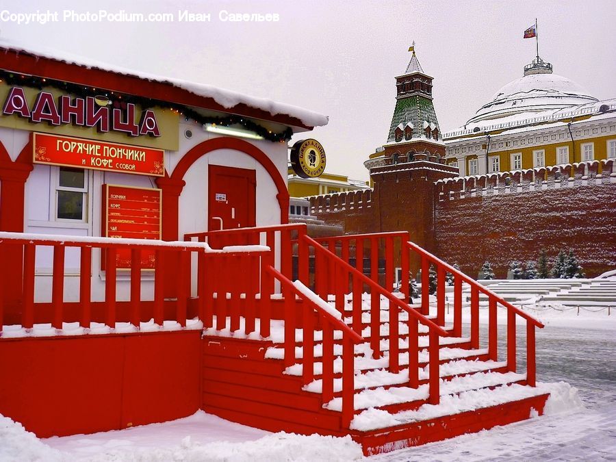 Ice, Outdoors, Snow, Playground, Chair, Furniture, Bench