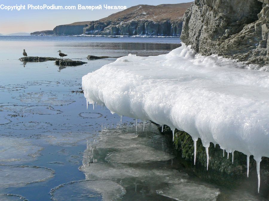 Arctic, Glacier, Ice, Mountain, Outdoors, Snow, Coast