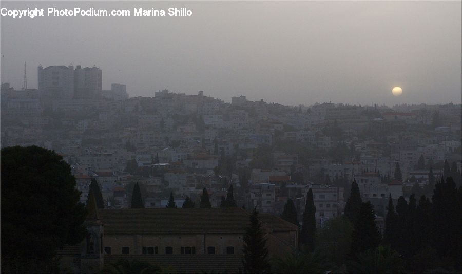 Fog, Pollution, Smog, Smoke, City, Downtown, Metropolis