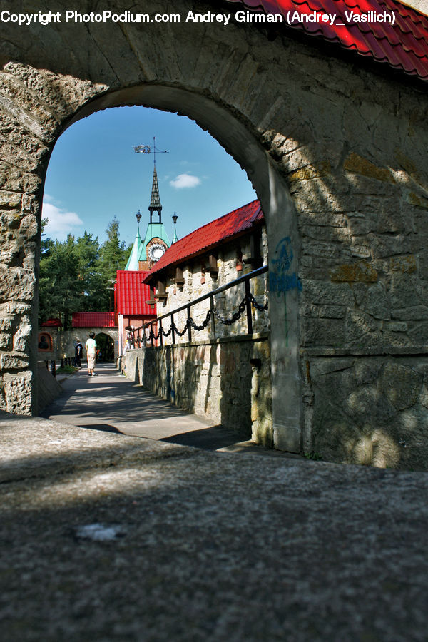 Cobblestone, Pavement, Walkway, Architecture, Shrine, Temple, Worship