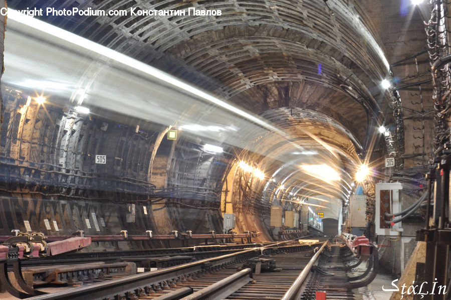 Subway, Train, Train Station, Vehicle, Terminal, Engine, Machine