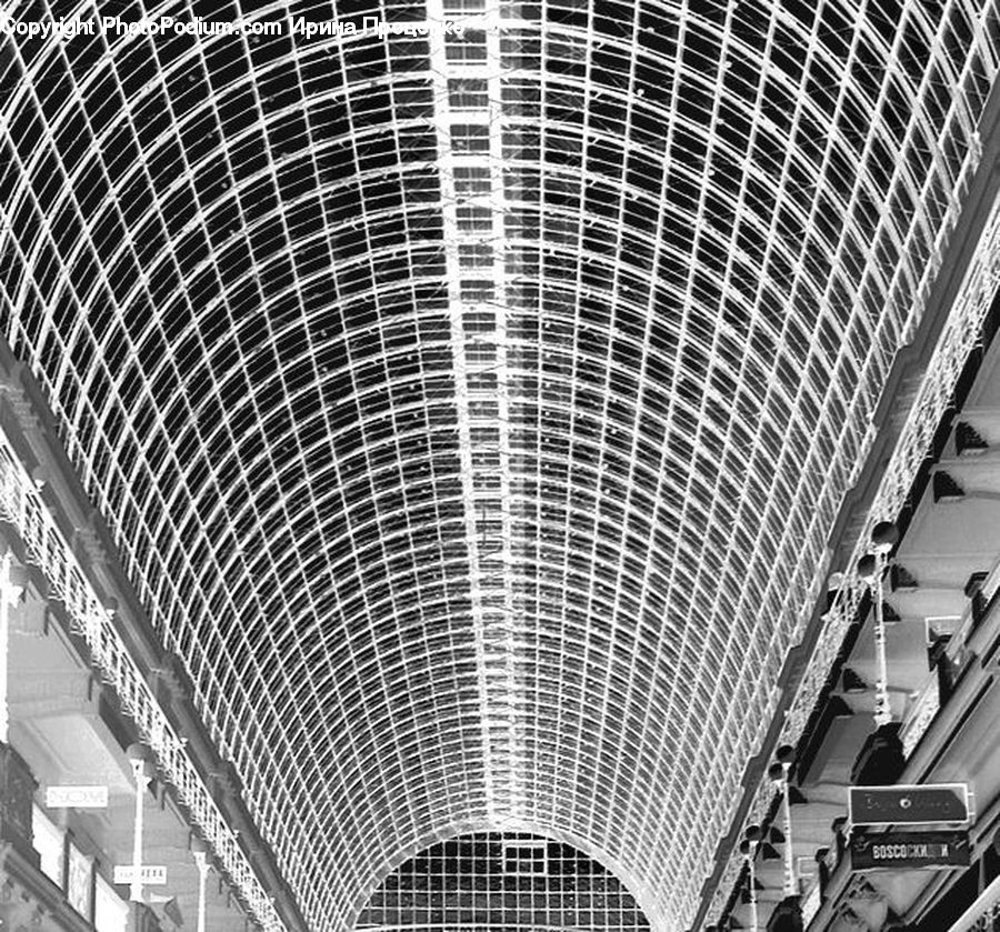City, Downtown, Urban, Architecture, Arch, Vault Ceiling, High Rise