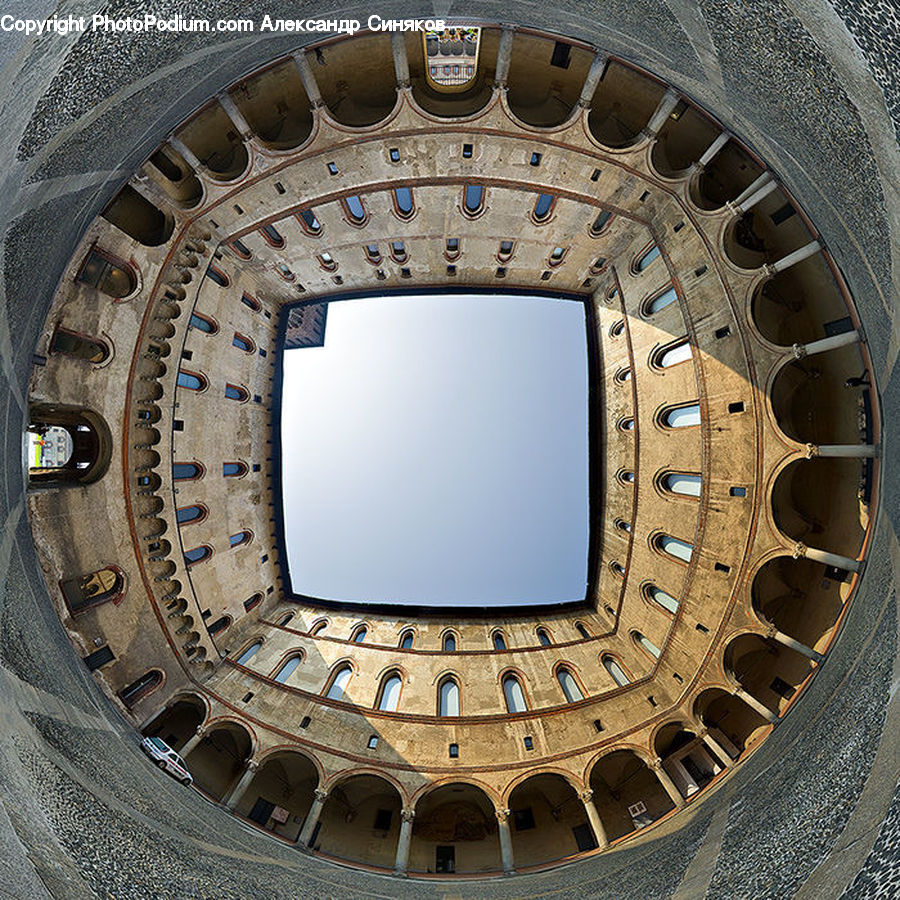 Hole, Architecture, Arena, Dome, Building