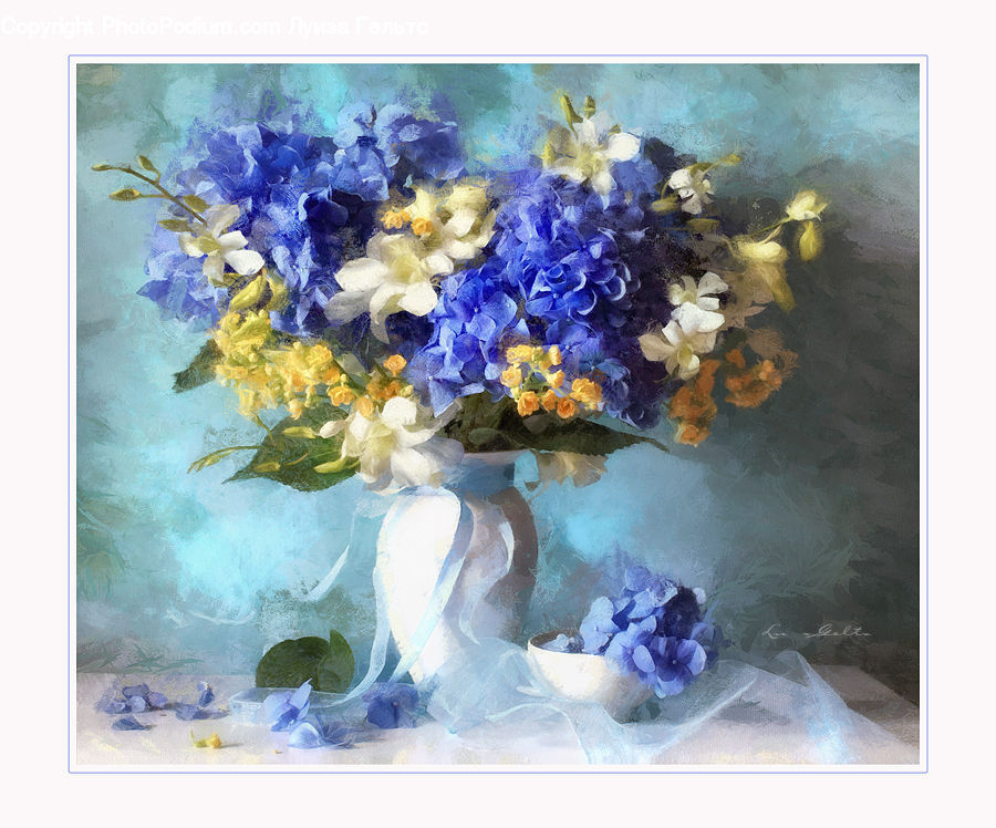 Crystal, Gemstone, Art, Modern Art, Flower, Flower Arrangement, Flower Bouquet