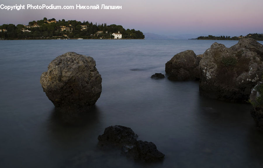 Rock, Promontory, Coast, Cove, Outdoors, Sea, Water