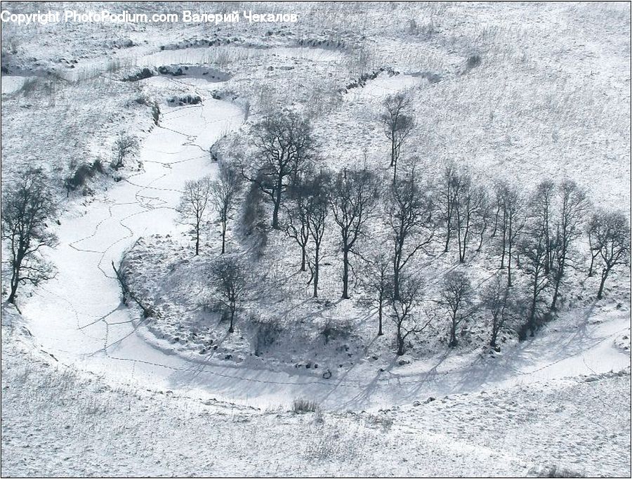Outdoors, Sand, Soil, Ice, Snow, Frost, Path