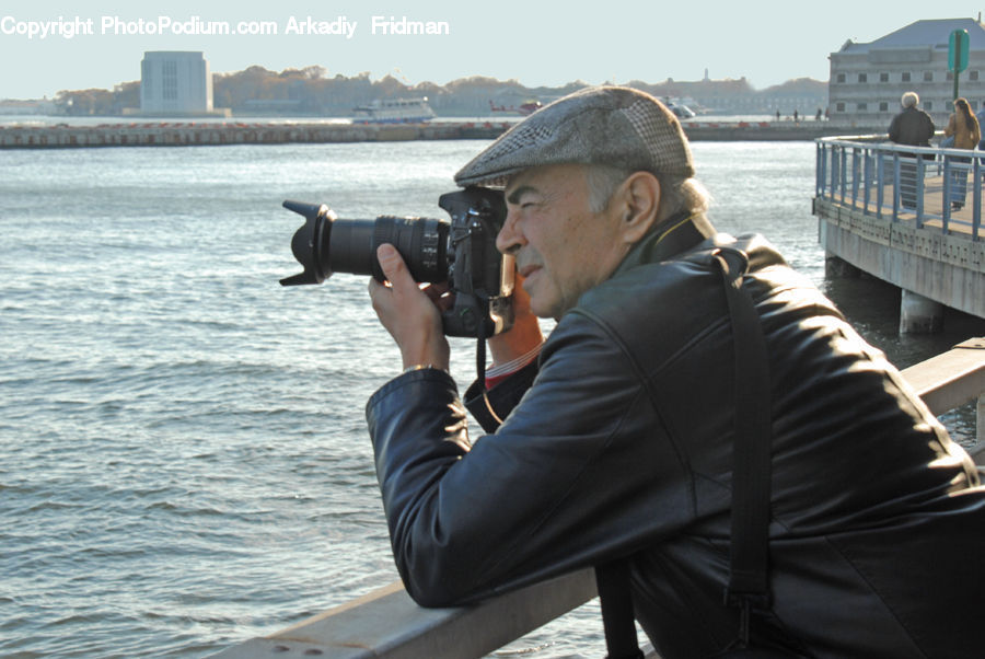 People, Person, Human, Photographer, Dock, Landing, Pier