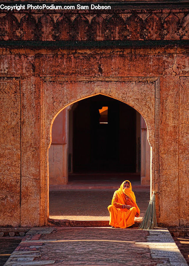 People, Person, Human, Monk, Brick, Rust, Alley