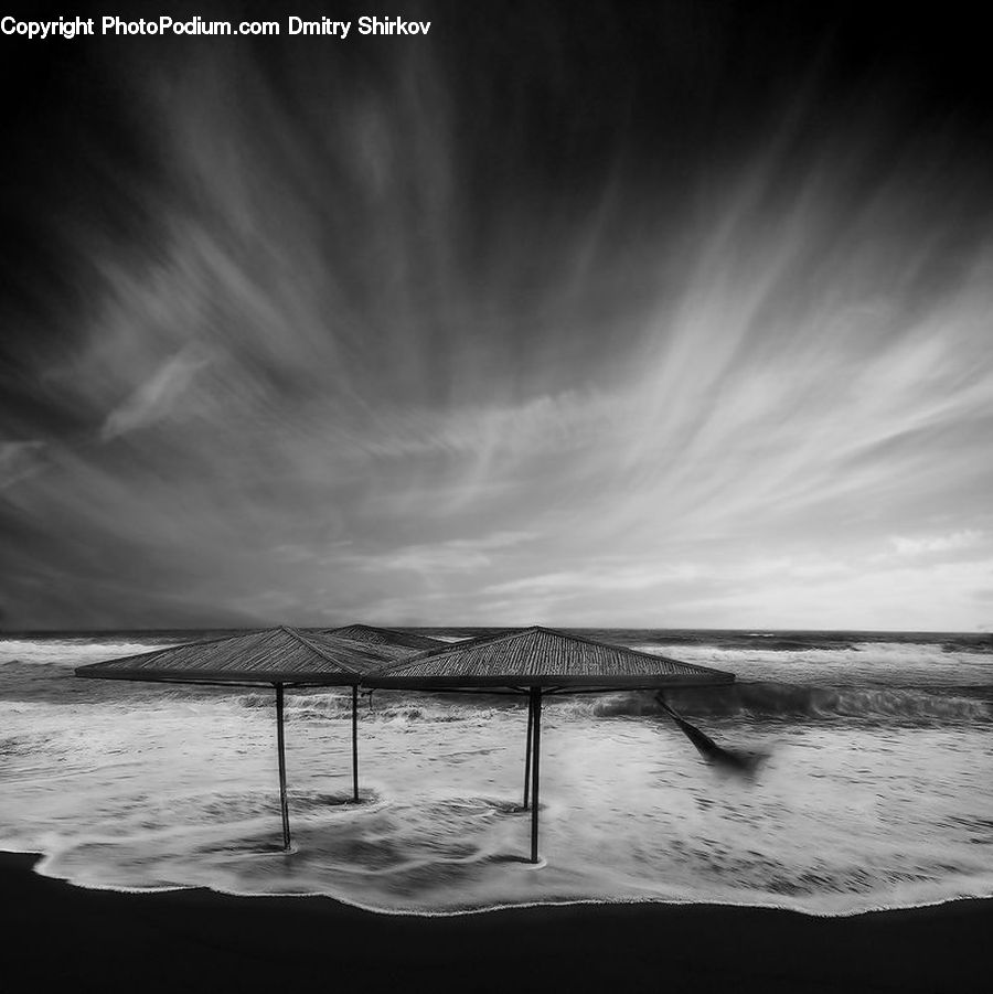 Outdoors, Storm, Weather, Ocean, Sea, Water, Beach