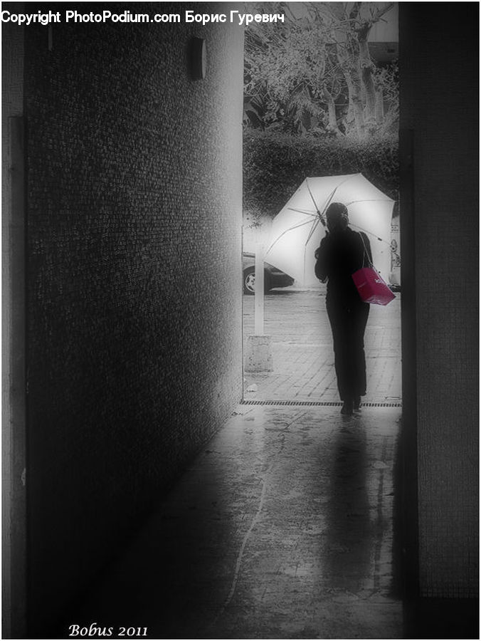 People, Person, Human, Corridor, Silhouette, Alley, Alleyway