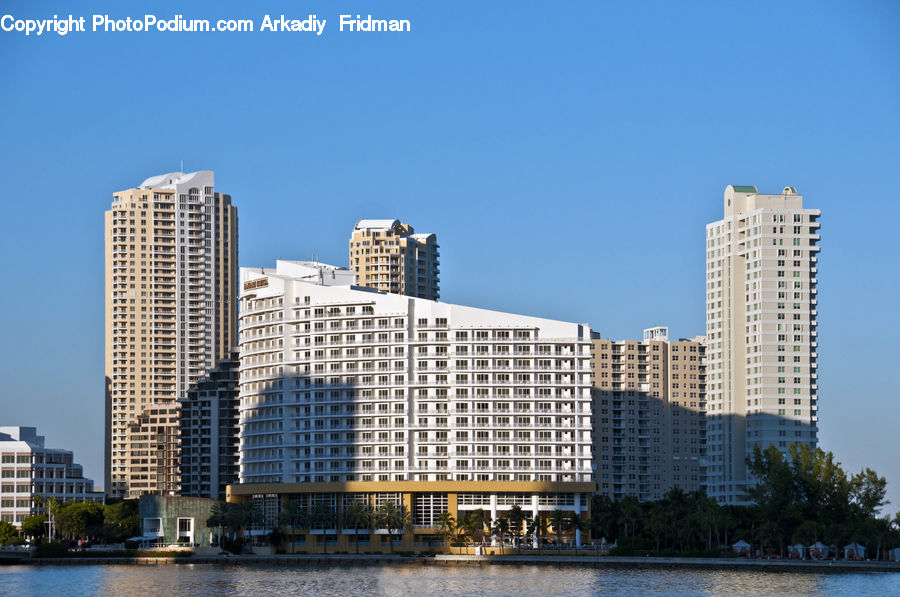 Building, Housing, City, High Rise, Waterfront, Downtown, Metropolis