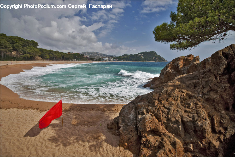 Cliff, Outdoors, Beach, Coast, Sea, Water, Promontory