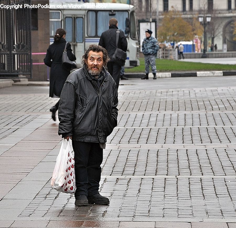People, Person, Human, Coat, Boardwalk, Path, Pavement