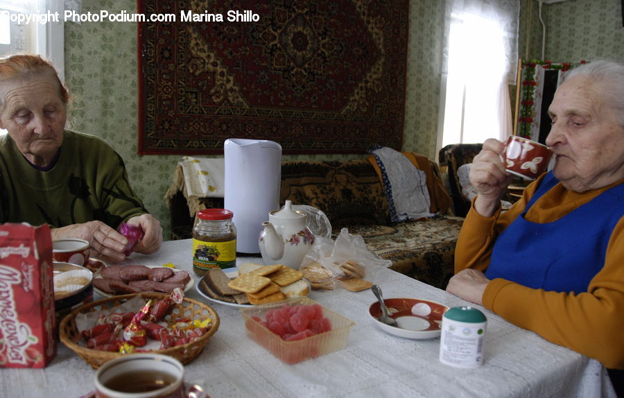 People, Person, Human, Couch, Furniture, Dinner, Food