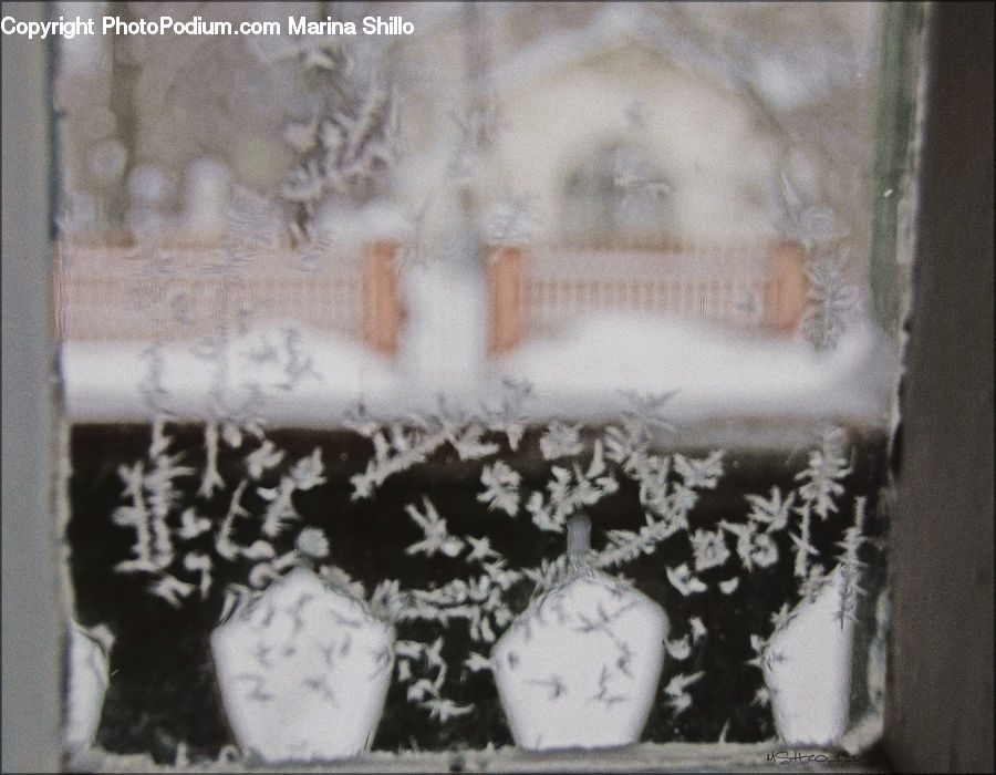 Ice, Snow, Snowman, Winter, Cushion, Home Decor, Pillow