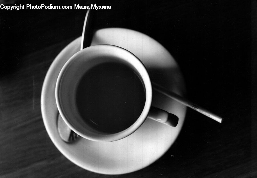 Cup, Coffee Cup, Porcelain, Saucer
