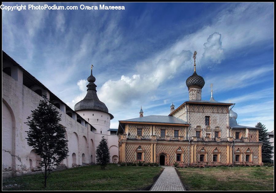 Architecture, Castle, Fort, Building, Housing, Villa, Monastery
