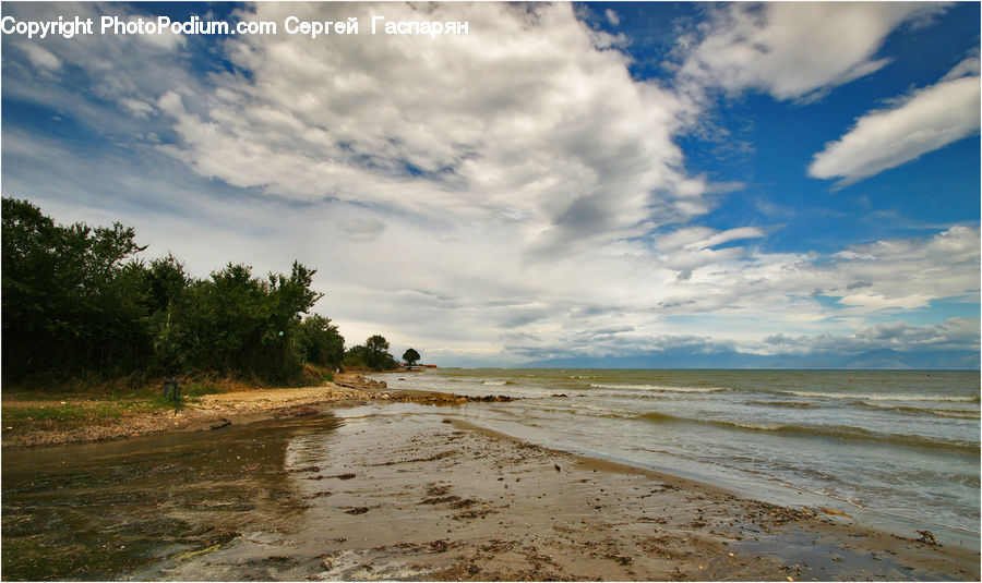 Outdoors, Sky, Cloud, Cumulus, Beach, Coast, Sea