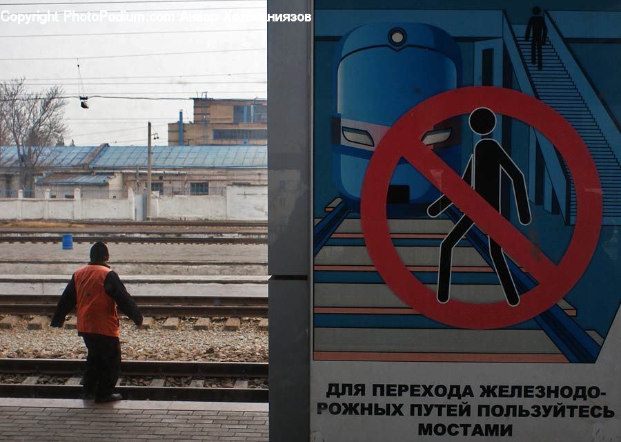 People, Person, Human, Rail, Train Track, Alphabet, Ampersand