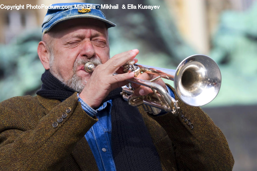 People, Person, Human, Brass Section, Flugelhorn, Horn, Musical Instrument