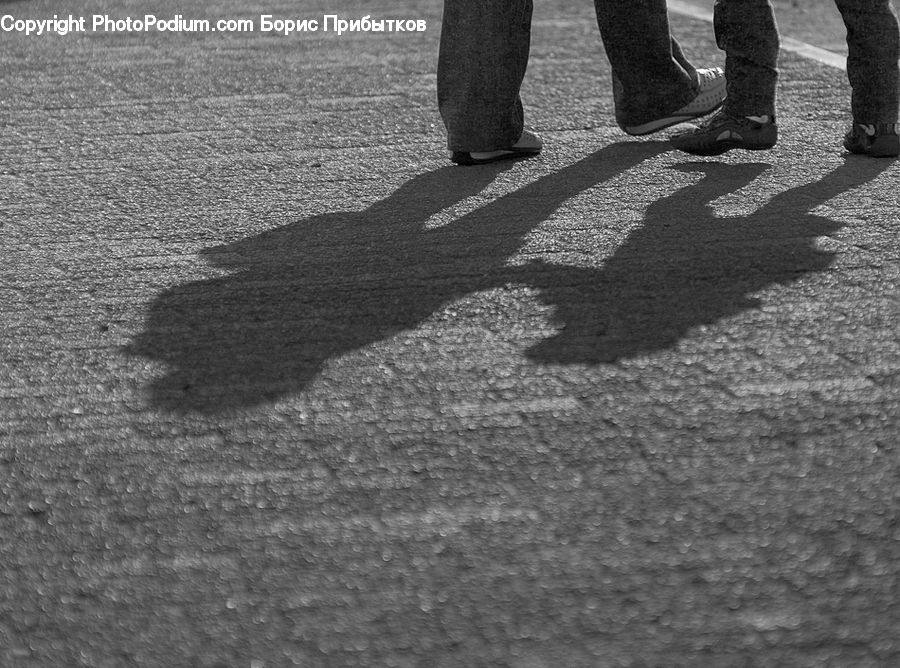 People, Person, Human, Asphalt, Tarmac, Boot, Shoe