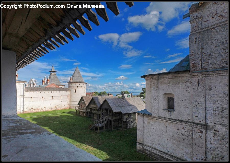 Architecture, Castle, Fort, Church, Worship, Patio, Roof