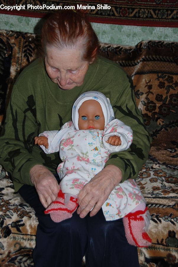 People, Person, Human, Asleep, Cradle, Crib, Furniture