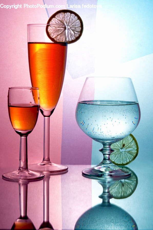 Glass, Goblet, Alcohol, Beverage, Cocktail, Drink, Citrus Fruit