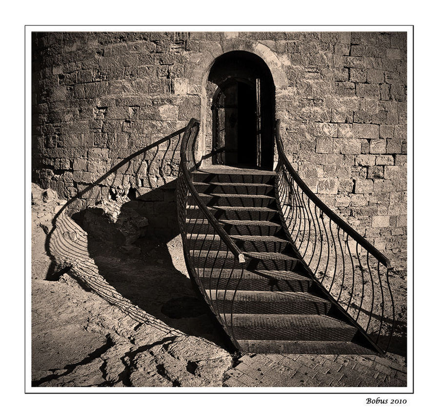 Banister, Handrail, Collage, Poster