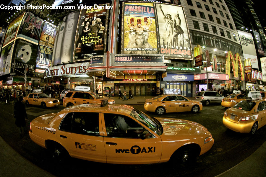 Cab, Car, Taxi, Vehicle, Automobile, Brochure, Flyer
