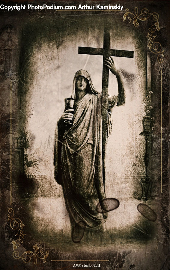 Ground, Soil, Forest, Vegetation, Angel, Archangel, Crypt
